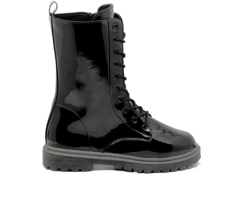 Women's B905 Mid Calf Combat Boots|Henry Ferrara Sale