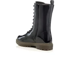 Women's B905 Mid Calf Combat Boots|Henry Ferrara Sale
