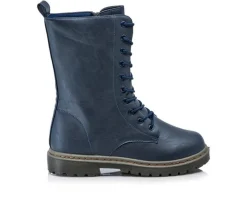 Henry Ferrara Lace Up>Women's B905 Mid Calf Combat Boots