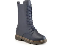 Henry Ferrara Lace Up>Women's B905 Mid Calf Combat Boots