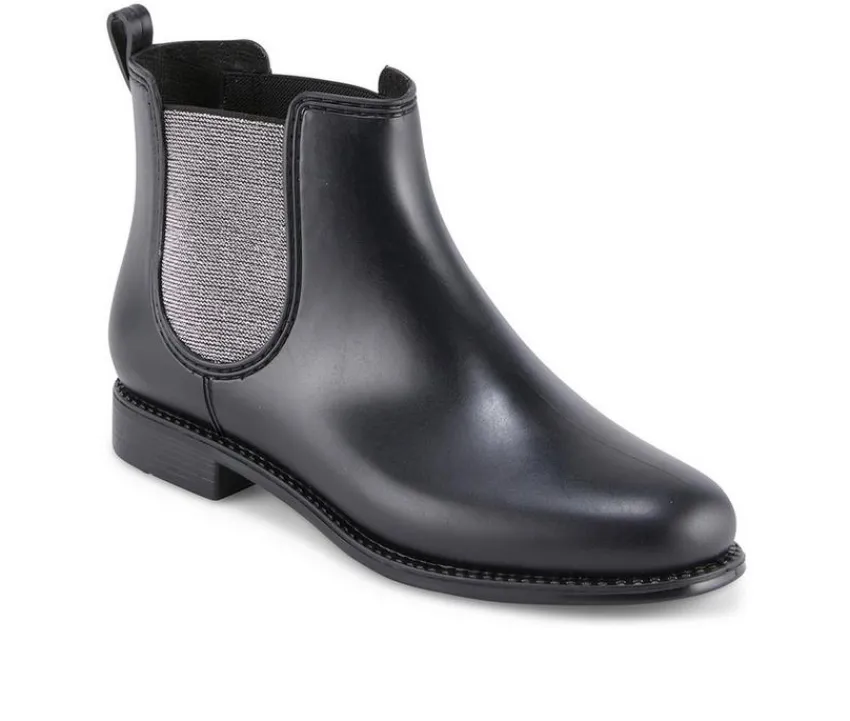 Henry Ferrara Chelsea>Women's Marsala-Bling Rain Boots