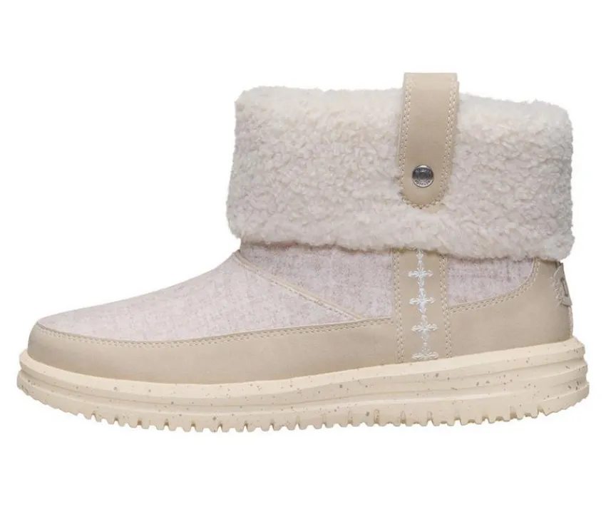 HEYDUDE Boots & Booties>Women's Camden Cuff Wool Cozy Booties