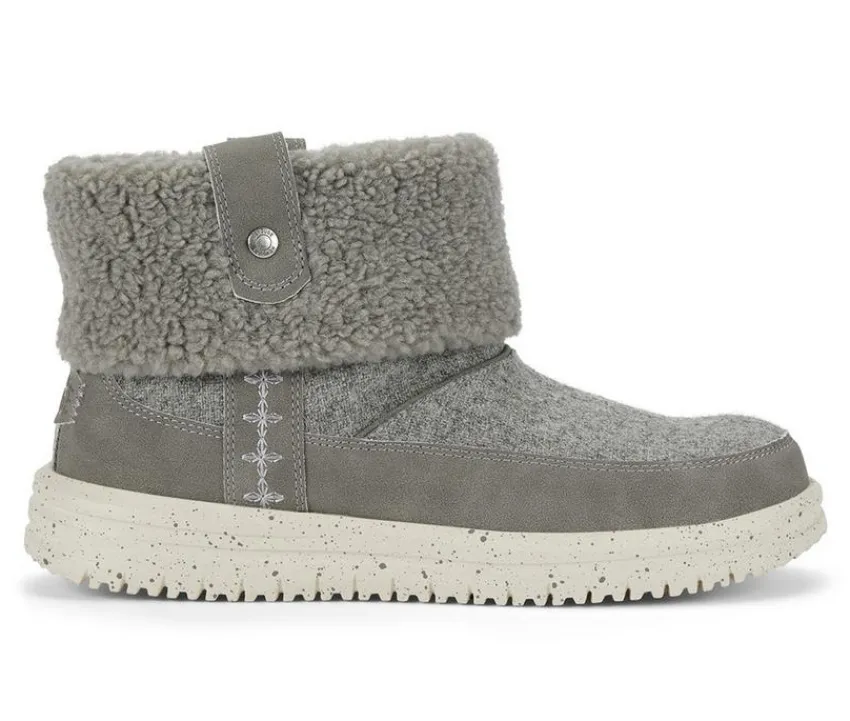 Women's Camden Cuff Wool Cozy Booties|HEYDUDE Outlet