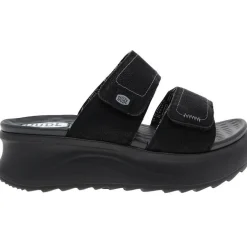 HEYDUDE Sandals>Women's Delray Slide Classic Platform Wedge Sandals