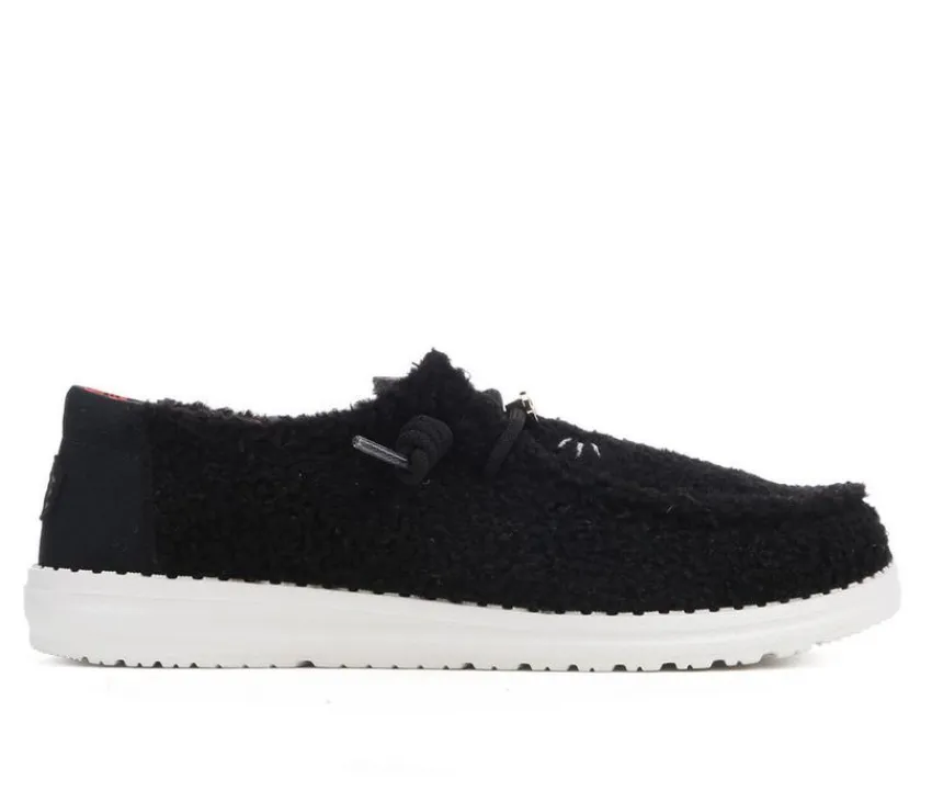 Women's Wendy Black Cat|HEYDUDE Clearance