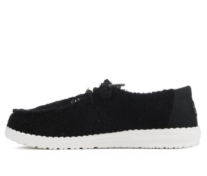 Women's Wendy Black Cat|HEYDUDE Clearance