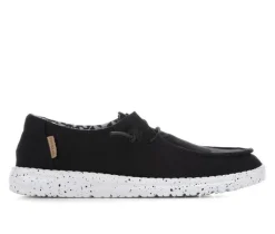 HEYDUDE Boat Shoes & Slip-Ons>Women's Wendy Black Odyssey Casual Shoes