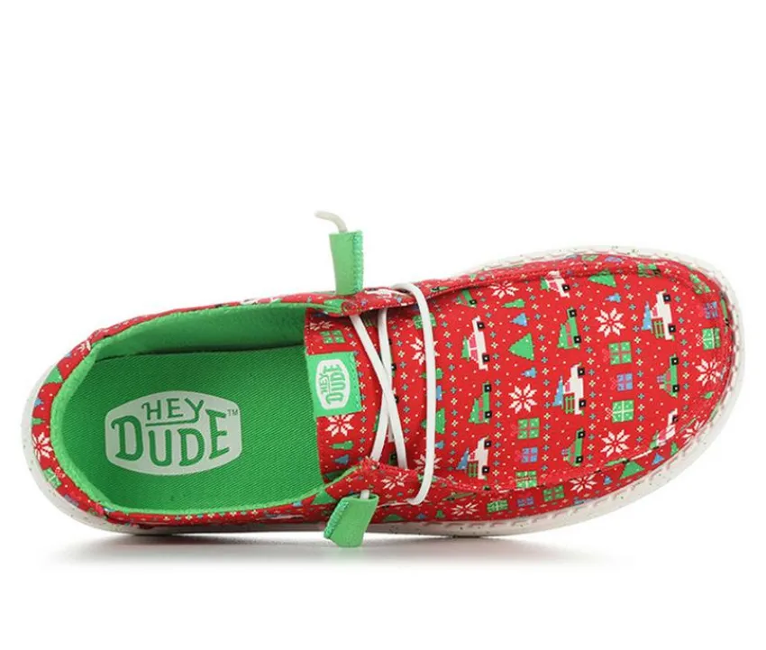 Women's Wendy Holiday Sweater Slip-on Shoes|HEYDUDE New