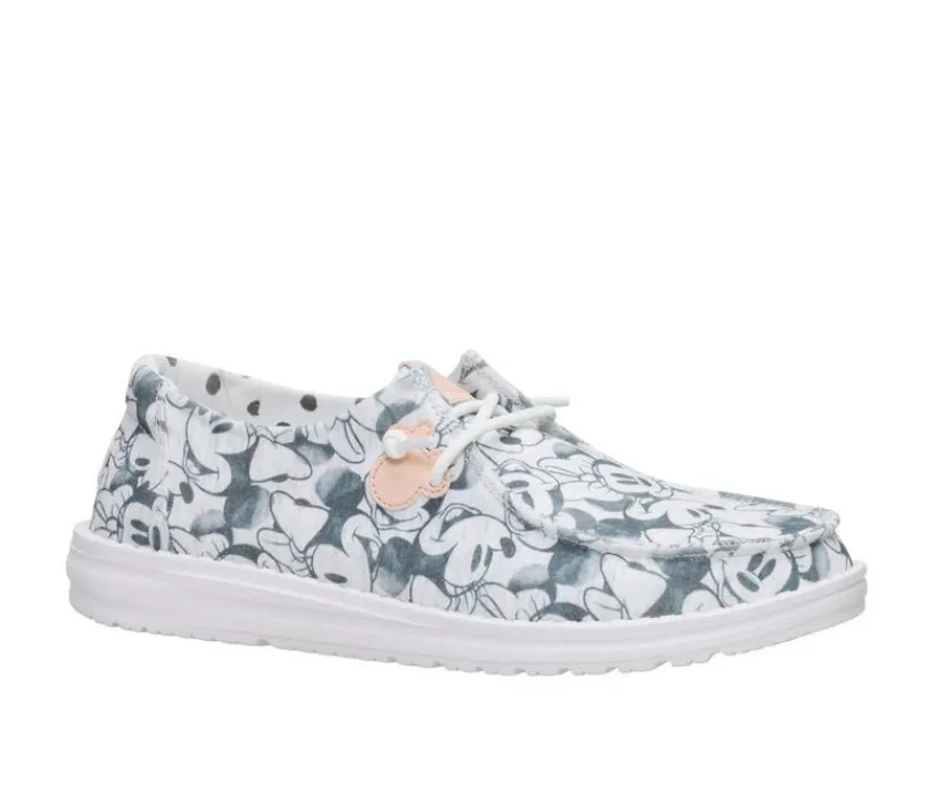 HEYDUDE Boat Shoes & Slip-Ons>Women's Wendy Minnie Mouse