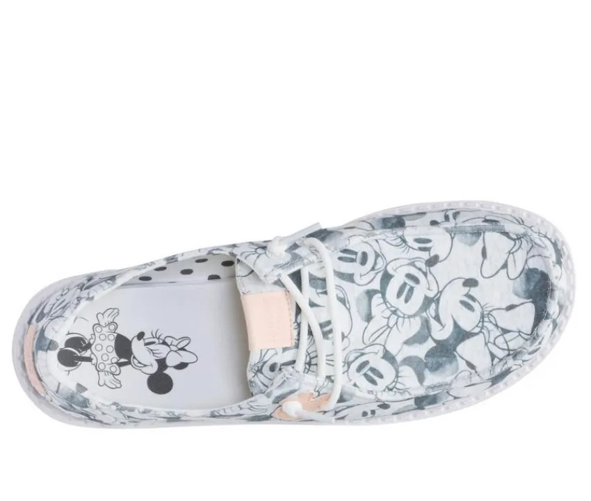 HEYDUDE Boat Shoes & Slip-Ons>Women's Wendy Minnie Mouse