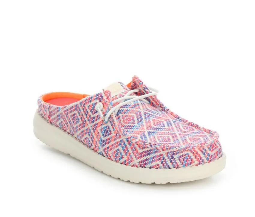 HEYDUDE Boat Shoes & Slip-Ons>Women's Wendy Slip Surf Baja Casual Slip-On Shoes