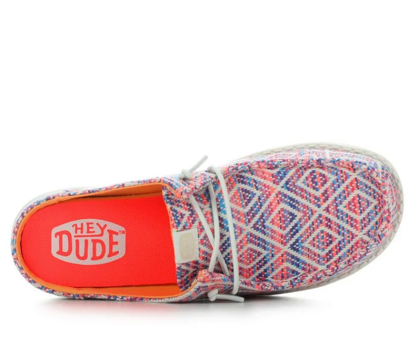 HEYDUDE Boat Shoes & Slip-Ons>Women's Wendy Slip Surf Baja Casual Slip-On Shoes