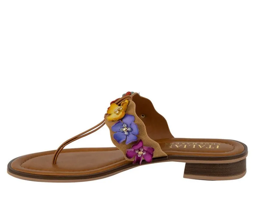 Women's Adara Flip-Flops|Italian Shoemakers Hot