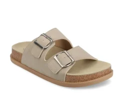 Women's Tula Footbed Sandals|Journee Collection Sale