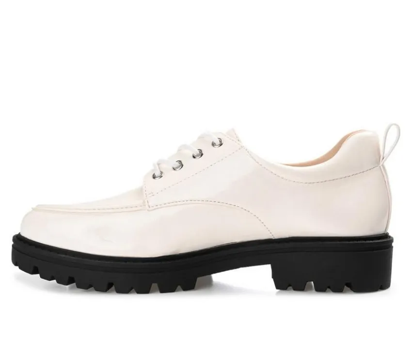 Journee Collection Loafers & Oxfords>Women's Zina Lugged Oxfords