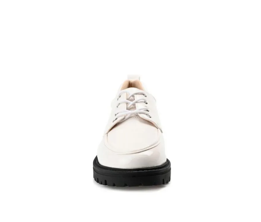 Journee Collection Loafers & Oxfords>Women's Zina Lugged Oxfords