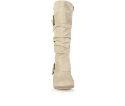 Women's Jester-01 Knee High Boots|Journee Collection