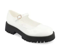 Journee Collection Loafers & Oxfords>Women's Kamie Chunky Mary Janes