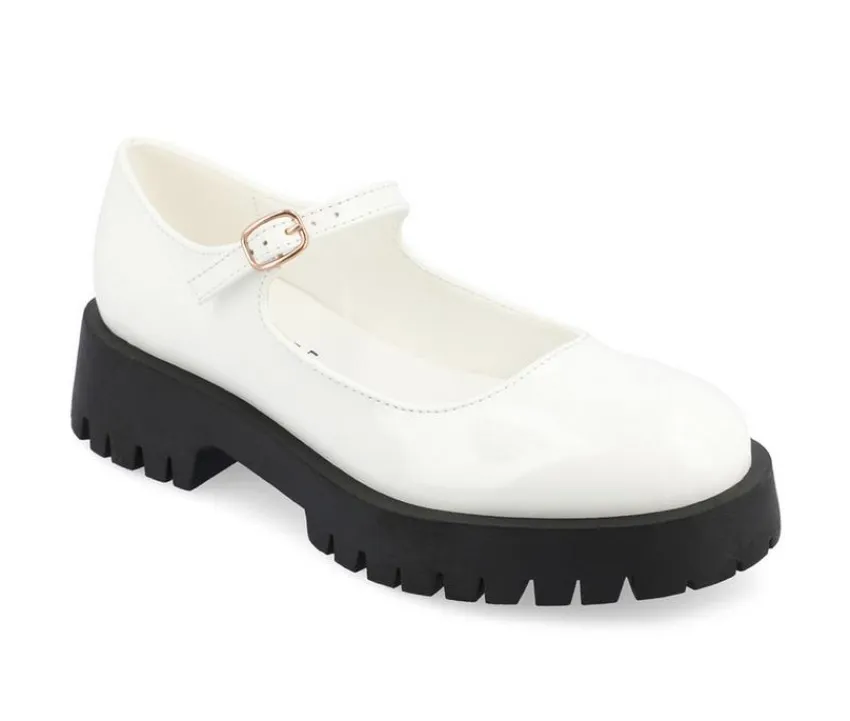 Journee Collection Loafers & Oxfords>Women's Kamie Chunky Mary Janes