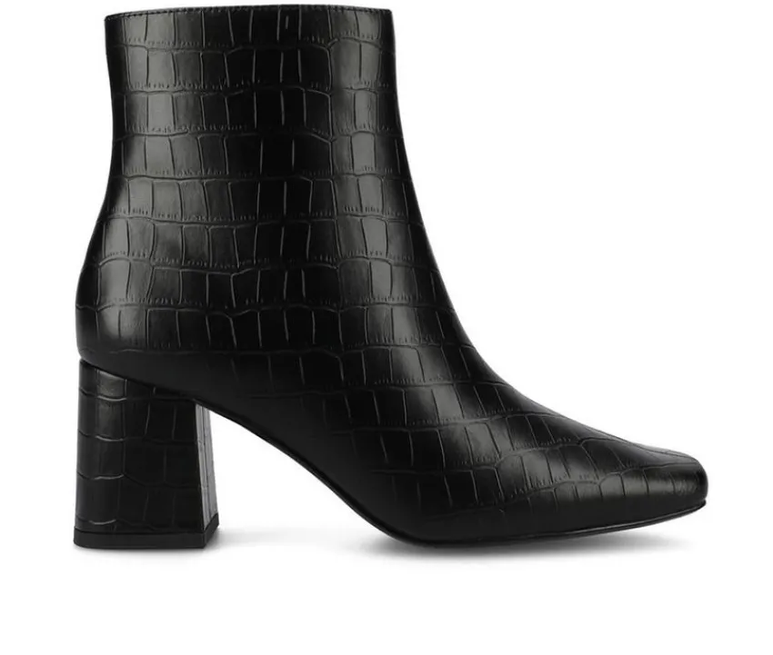 Women's Haylinn Block Heel Booties|Journee Collection New