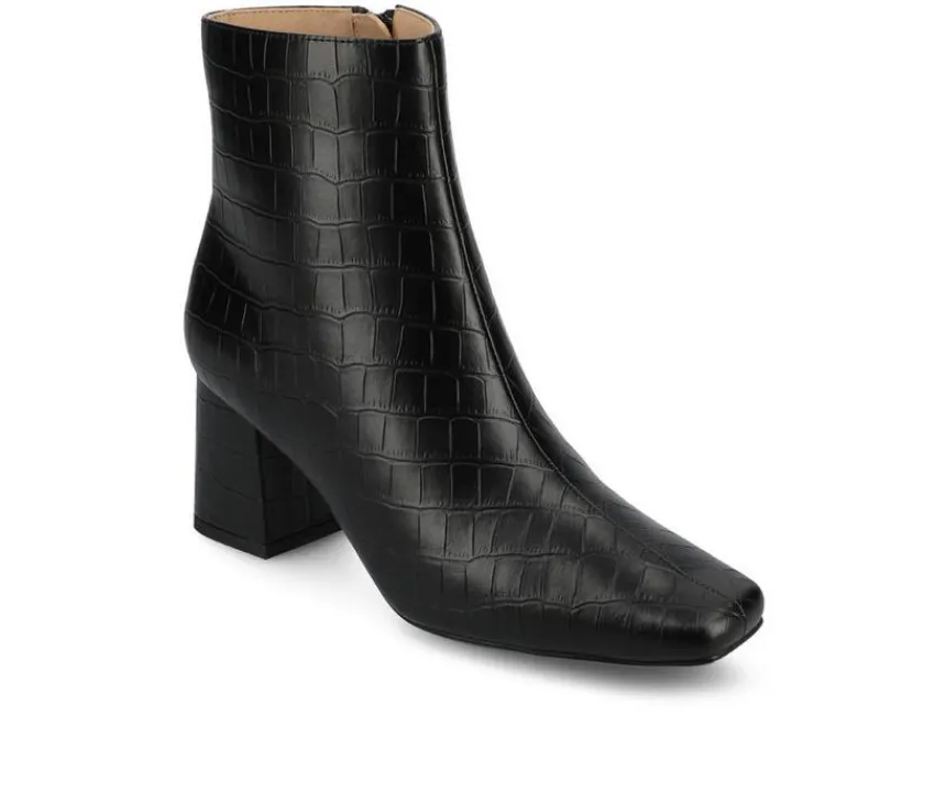 Women's Haylinn Block Heel Booties|Journee Collection New
