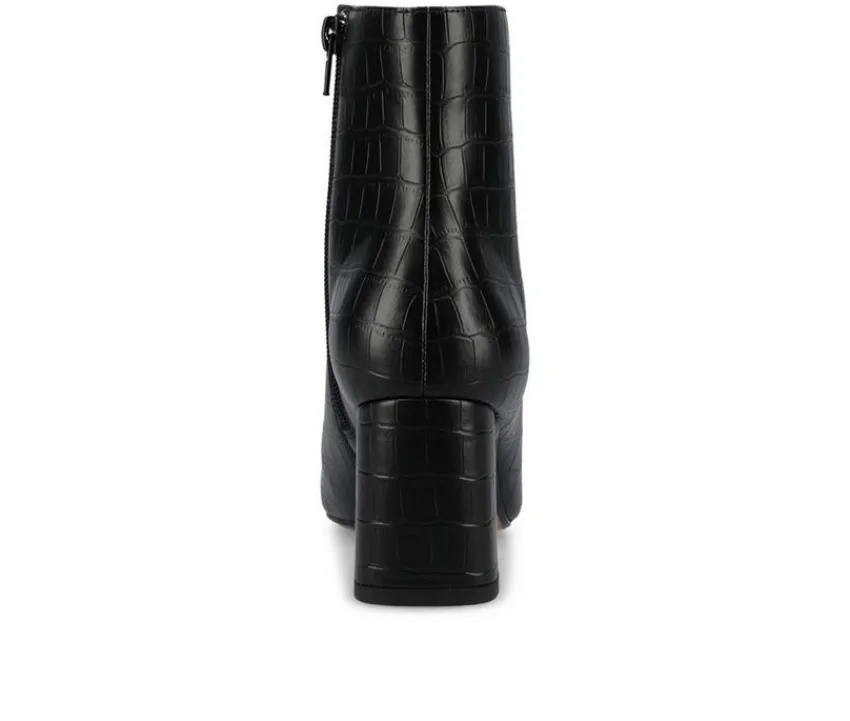 Women's Haylinn Block Heel Booties|Journee Collection New