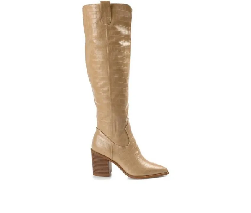 Journee Collection Dress|Cowboy & Western>Women's Therese Over-The-Knee Boots
