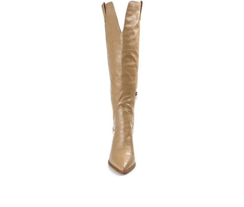 Journee Collection Dress|Cowboy & Western>Women's Therese Over-The-Knee Boots