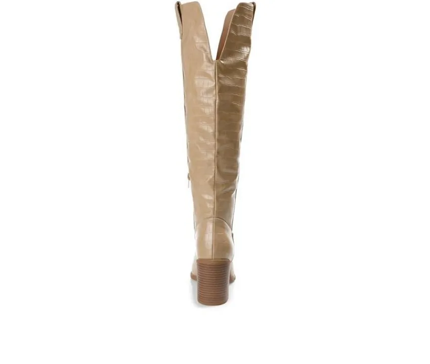 Journee Collection Dress|Cowboy & Western>Women's Therese Over-The-Knee Boots