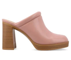 Journee Collection Clogs & Mules>Women's Izara Block Heel Platform Clogs
