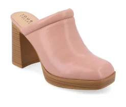Journee Collection Clogs & Mules>Women's Izara Block Heel Platform Clogs