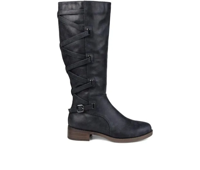 Journee Collection Wide Calf|Tall>Women's Carly Wide Calf Knee High Boots