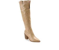 Women's Therese Wide Calf Over-The-Knee Boots|Journee Collection Clearance
