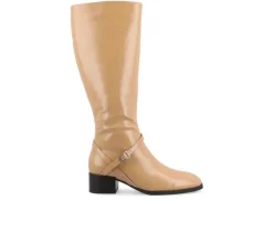 Journee Collection Wide Calf|Tall>Women's Rhianah Wide Width Extra Wide Calf Knee High Boots