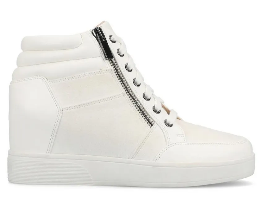 Women's Clarity Wedges|Journee Collection Clearance