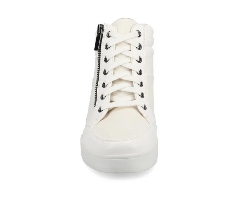 Women's Clarity Wedges|Journee Collection Clearance