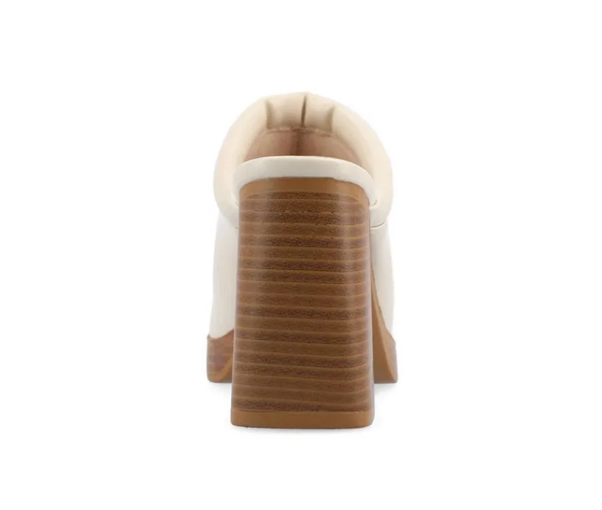Journee Collection Clogs & Mules>Women's Izara Block Heel Platform Clogs
