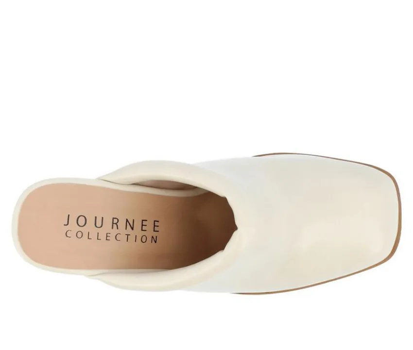 Journee Collection Clogs & Mules>Women's Izara Block Heel Platform Clogs