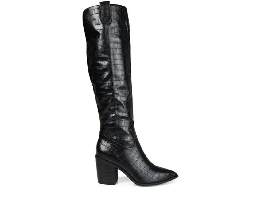 Journee Collection Dress|Cowboy & Western>Women's Therese Over-The-Knee Boots