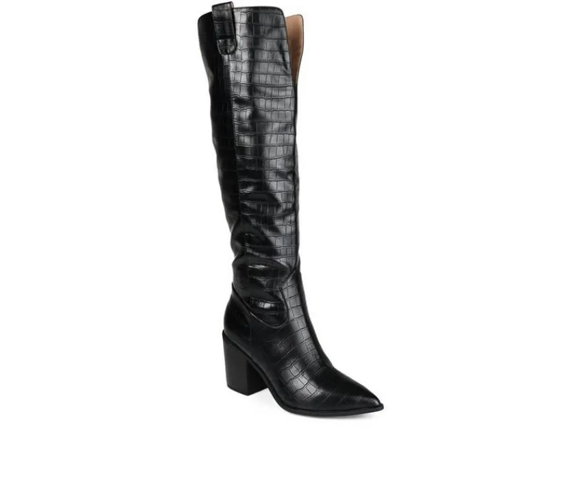 Journee Collection Dress|Cowboy & Western>Women's Therese Over-The-Knee Boots