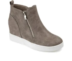 Women's Pennelope Wedge Sneakers|Journee Collection Best