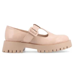 Women's Suvi Chunky T-Strap Mary Janes|Journee Collection Sale