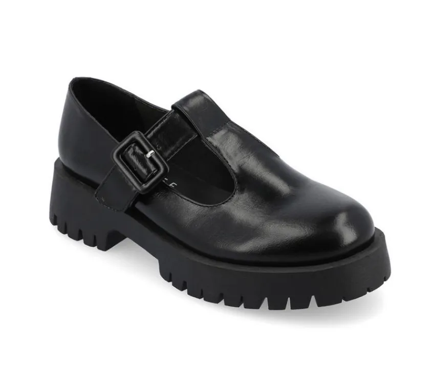 Women's Suvi Chunky T-Strap Mary Janes|Journee Collection New