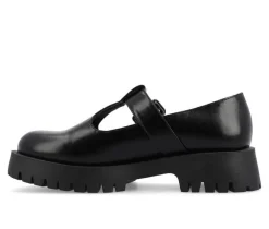 Women's Suvi Chunky T-Strap Mary Janes|Journee Collection New