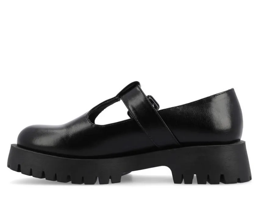 Women's Suvi Chunky T-Strap Mary Janes|Journee Collection New