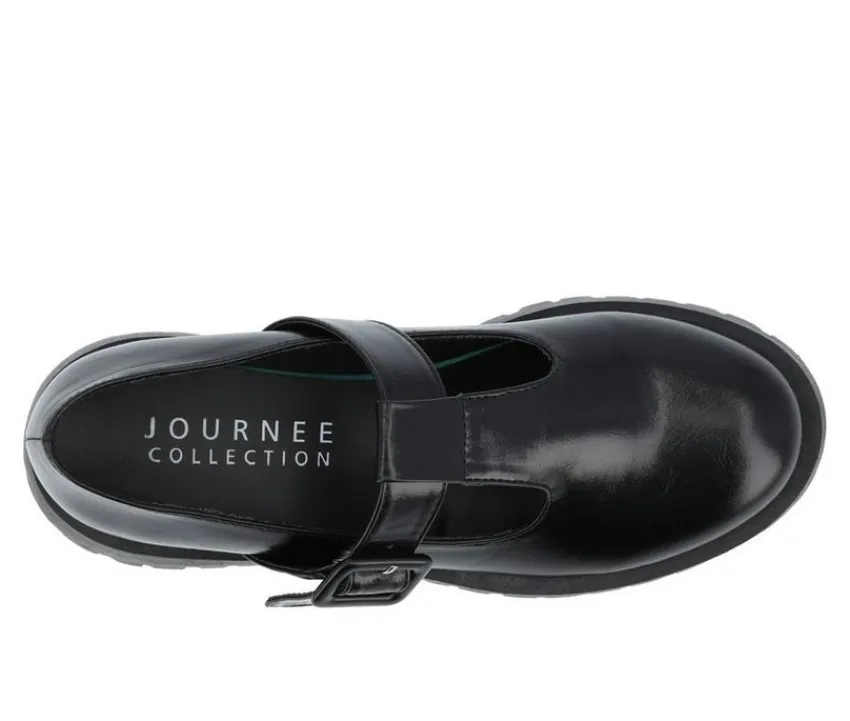 Women's Suvi Chunky T-Strap Mary Janes|Journee Collection New
