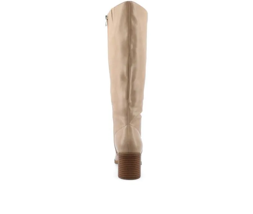 Journee Collection Wide Calf|Tall>Women's Romilly Wide Width Wide Calf Knee High Boots