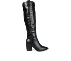 Journee Collection Wide Calf|Dress>Women's Therese Wide Calf Over-The-Knee Boots
