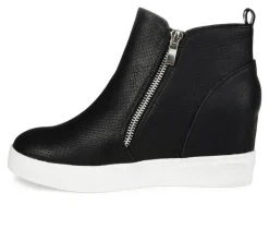 Women's Pennelope Wedge Sneakers|Journee Collection Clearance