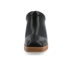 Women's Izara Block Heel Platform Clogs|Journee Collection Outlet